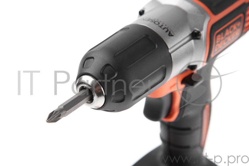 Дрель-шуруповерт BLACK & DECKER ASD18K-QW Autosence 18В 0-650об/мин 39Нм 1акк LiIon ЗУ 1ч чемодан