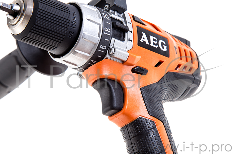 Аккум.дрель уд. AEG BSB 18C Li-402C 18В 2x4.0Ач LiION 13мм 0-450/0-1650об/мин 51Нм в кейсе