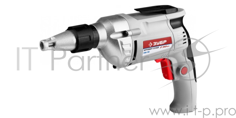 Шуруповерт ЗУБР ЗСШ-730-45 патрон heх 1/4 6.35мм 220в 730Вт 0-4500об/мин 0-11мм мет. редуктор 1.9к