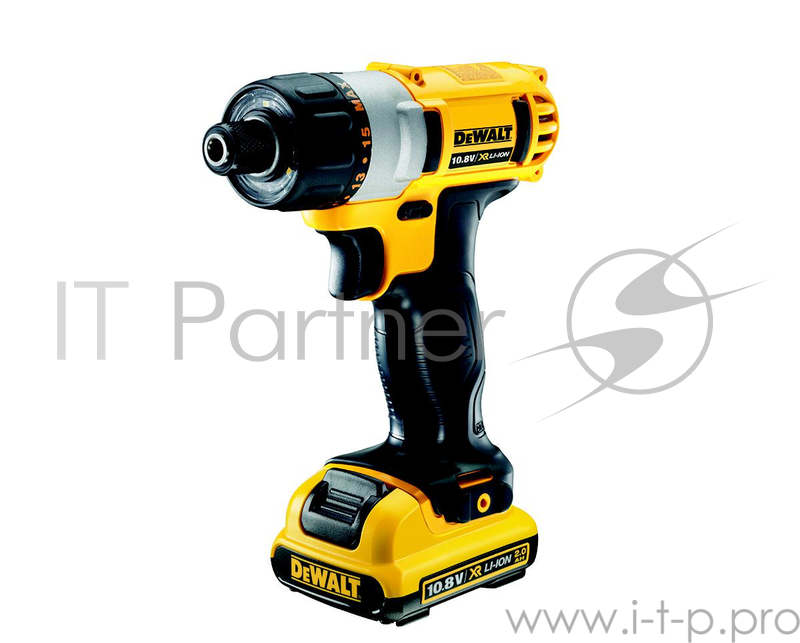 Шуруповерт аккумуляторный DEWALT DCF 610 D2 10.8В 2х2Ач LiIon 0-1050об/мин 6гр. 1/4'' 0.96кг