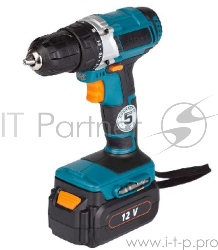 Дрель-шуруповерт аккумуляторная BORT BAB-12-P , Напряжение аккумуляторной батареи 12 В, Энергоемкость аккумуляторной батареи 1,3 Ач, Тип аккумуляторной батареи Ni-Cd, Количество аккумуляторных батарей 1 шт, Максимальный крутящий момент 28 Nm, Количе