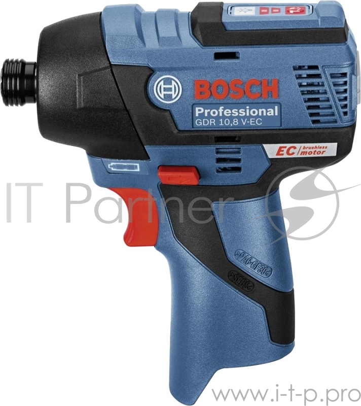 Аккум. шуруповерт BOSCH GDR 10.8 V-EC 10.8В (12 В) (0.601.9E0.002) 2Ач 0-1200/2600об/мин 1/4''