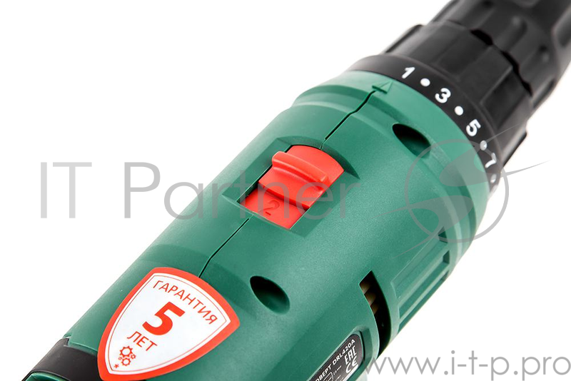 Дрель-шуруповерт Hammer Flex DRL420А 300Вт 10мм 0-400/0-1450 об/мин реверс 29Нм