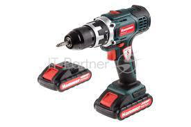 Аккум.дрель HAMMER ACD183Li 2.0 PREMIUM 18В 2x2.0Ач LiION 13мм 0-400/0-1500об/мин 55Нм 1ч кейс