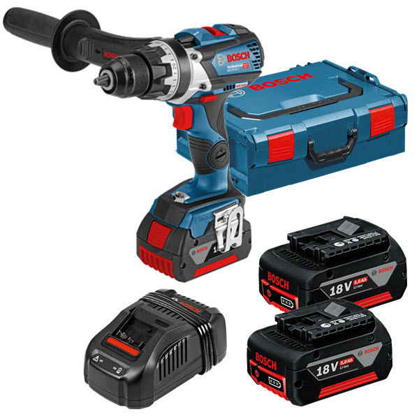 Акк дрель-шуруп BOSCH GSR 18V-85 C (06019G0100) 2x5,0Ач,L-B, 2100 об/мин, БЗП