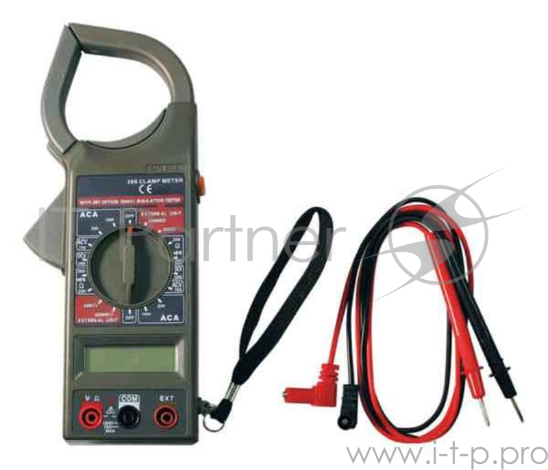 Инструменты Ресанта DT 266 Клемметр 61/10/225 { 3,5 разр ж/к дисплей, измерение тока, DCV 1000В ± 0,8%, ACV 750В± 1,2%}