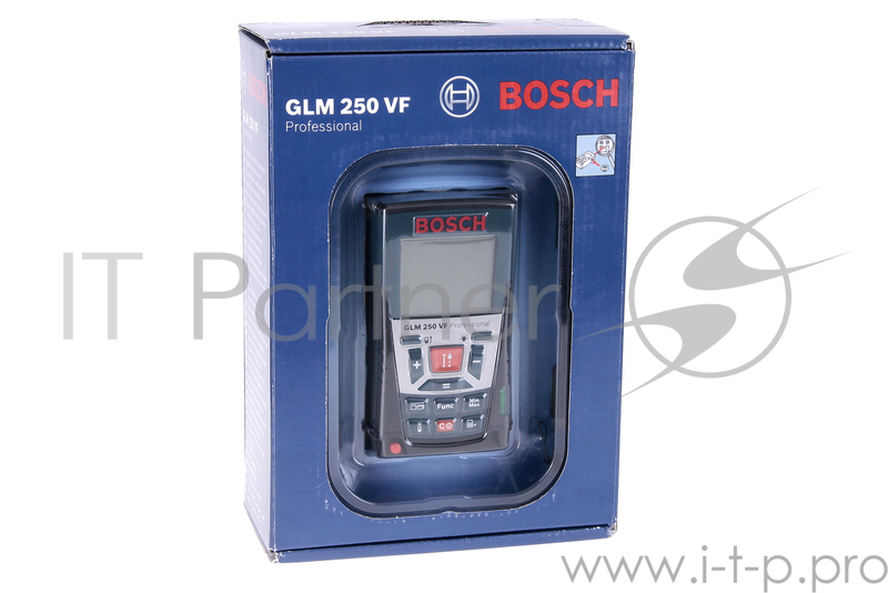 Лазерные дальномеры, уровни, детекторы Bosch GLM 250 VF Дальномер лазерный + встроенный прицел (0,05-250м, точн.1мм/250м, 0,24 кг) 601072100