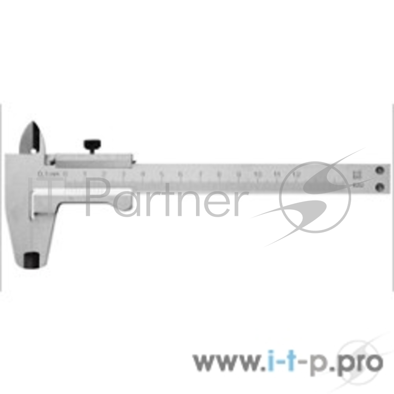 Штангенциркули Штангенциркуль 3445-125 металлический тип 1, класс точности 2, 125мм, шаг 0,1мм