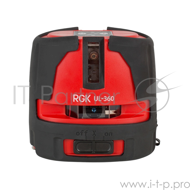 Лазерный нивелир RGK UL-360 дальн.40м (с приемником70м) точн.±2/10мм/м 0.5кг