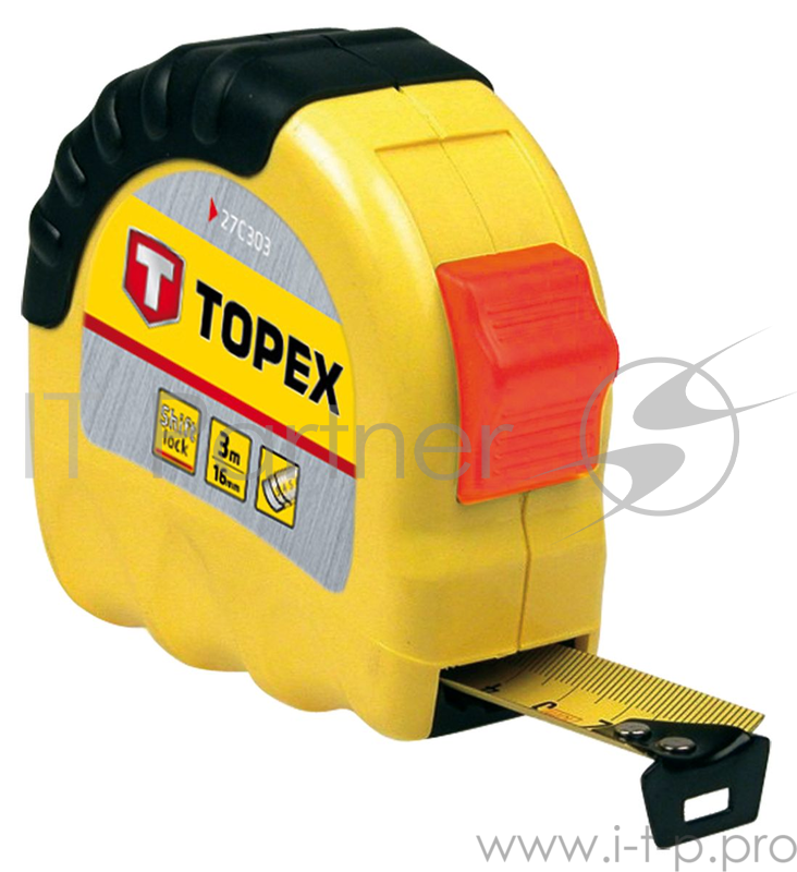 Рулетка TOPEX 27C310 стальная лента 10мx25мм