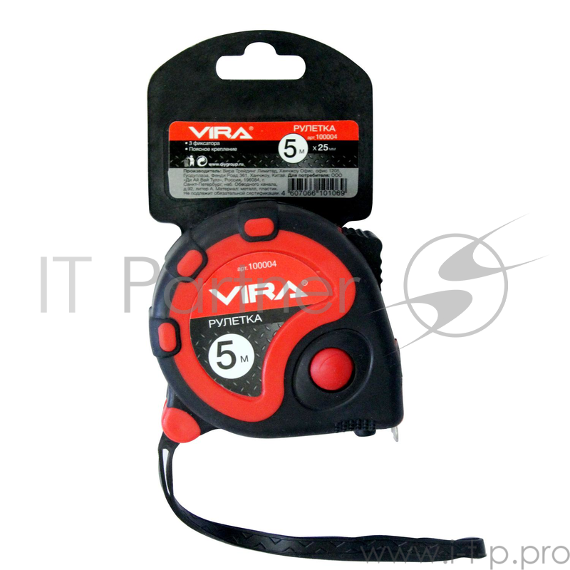 Рулетка VIRA 100004 5мx25мм