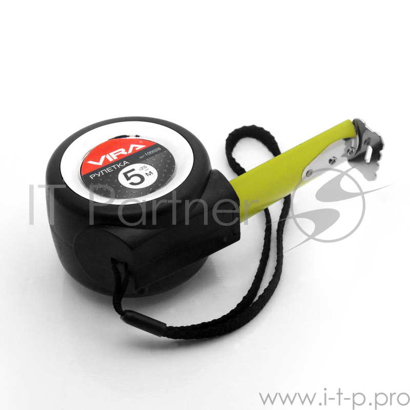 Рулетка VIRA 100026 5мх25мм с нейлоновым покрытием и двойным зацепом