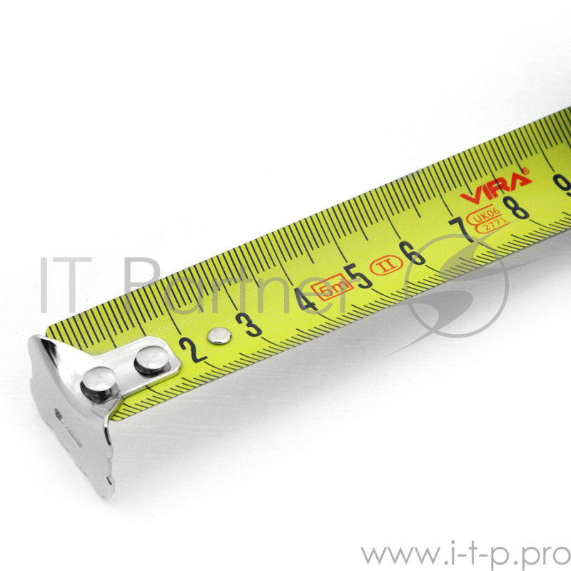Рулетка VIRA 100026 5мх25мм с нейлоновым покрытием и двойным зацепом