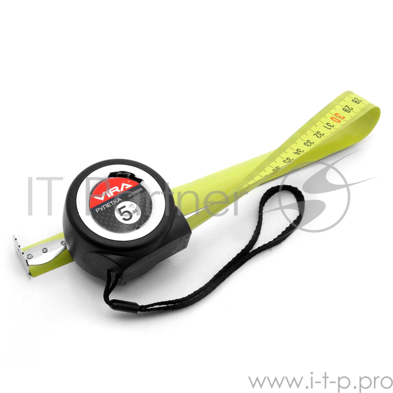 Рулетка VIRA 100026 5мх25мм с нейлоновым покрытием и двойным зацепом