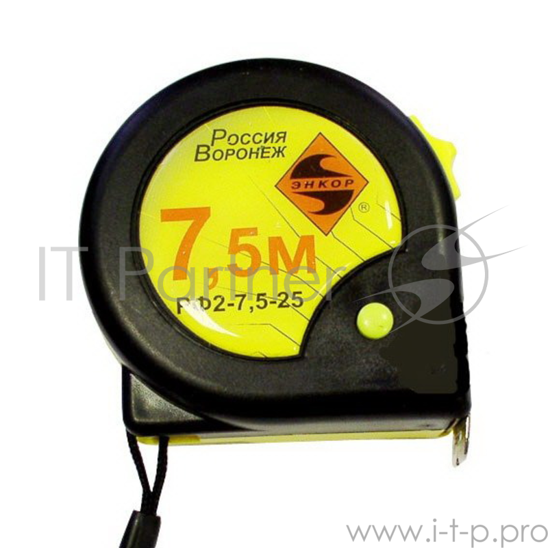 Рулетка ЭНКОР 6827 7.5м РФ с фиксатором