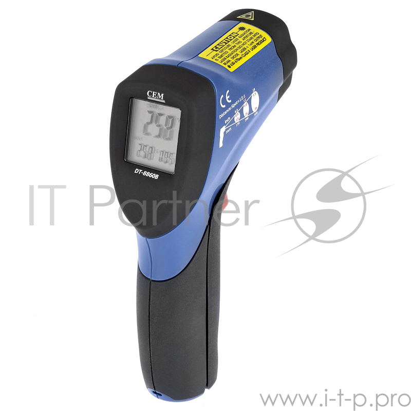 Пирометр инфракрасный СЕМ DT-8860В -50°C до +450°C Профессиональный, бесконтактный 50°C до +450°C