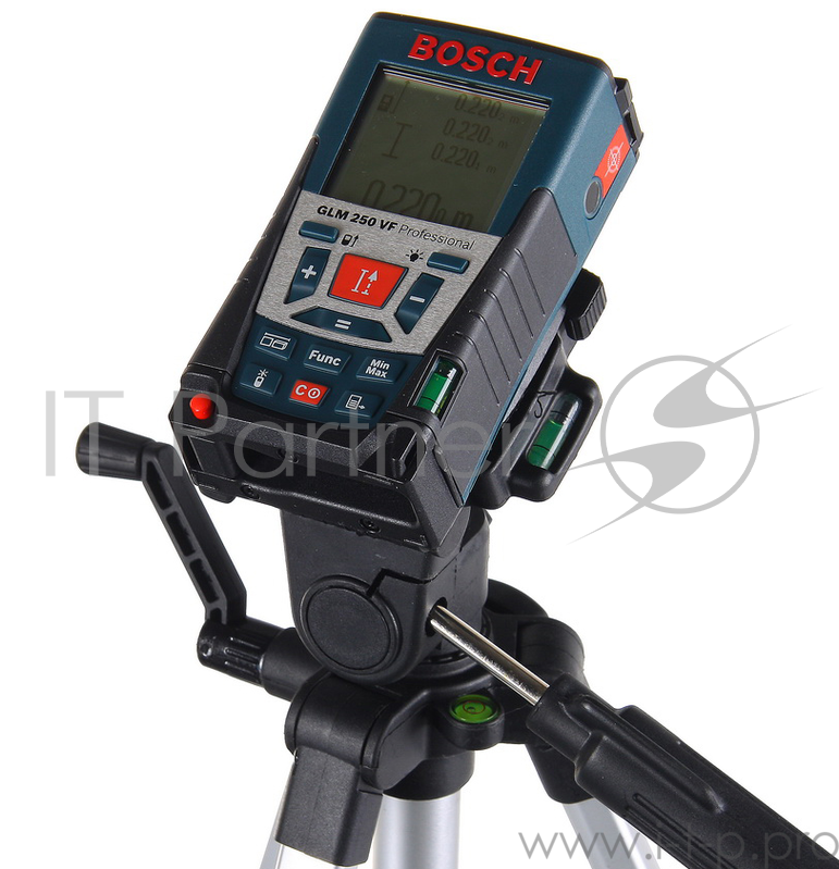 Дальномер лазерный BOSCH GLM 250 VF + ШТАТИВ (0.615.994.02J) дальн.0.05-250м, точн.±1мм прицел +ШТА