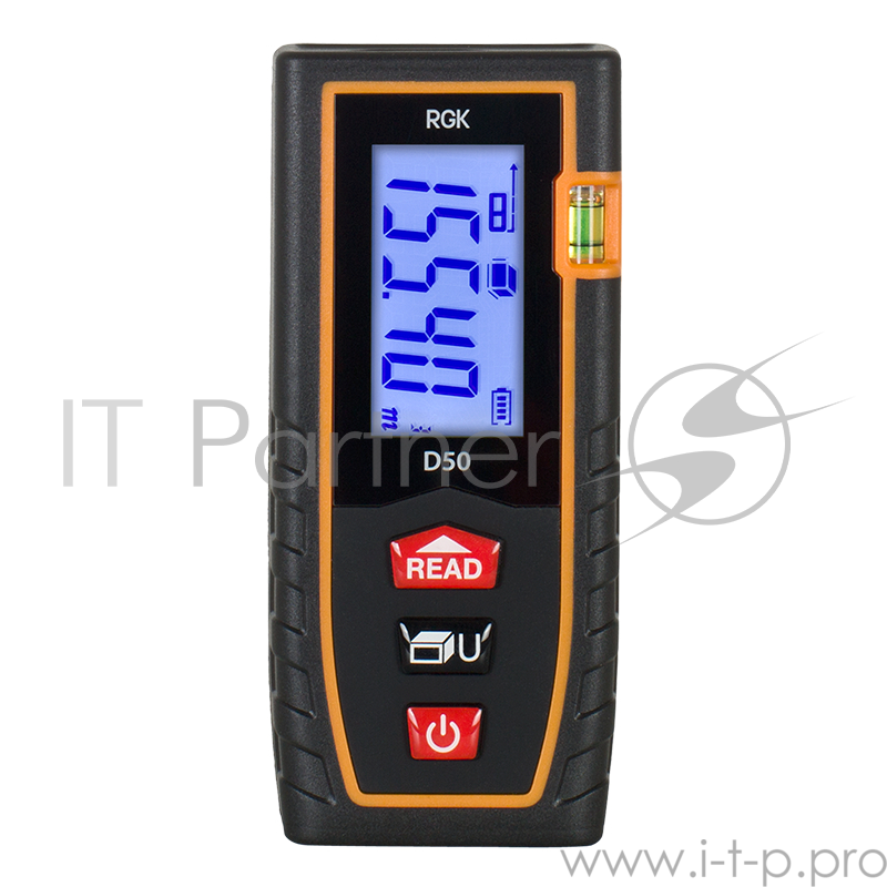 Дальномер RGK D50 ±2мм 50м дисплей IP54 2хААА 1.5В