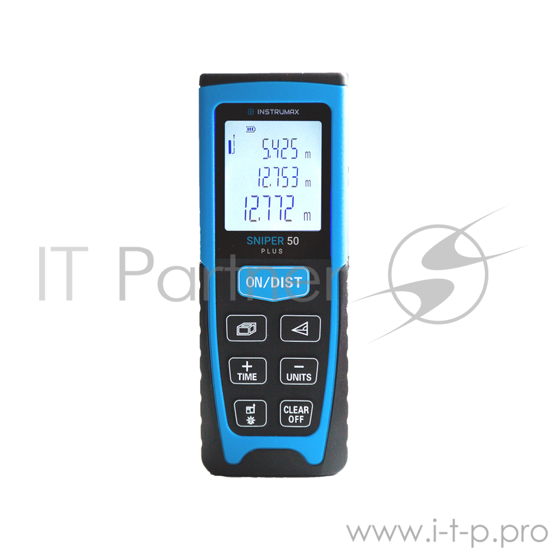 Дальномер лазерный INSTRUMAX SNIPER 50 PLUS 0.05-50м ±1.5мм 2хААА