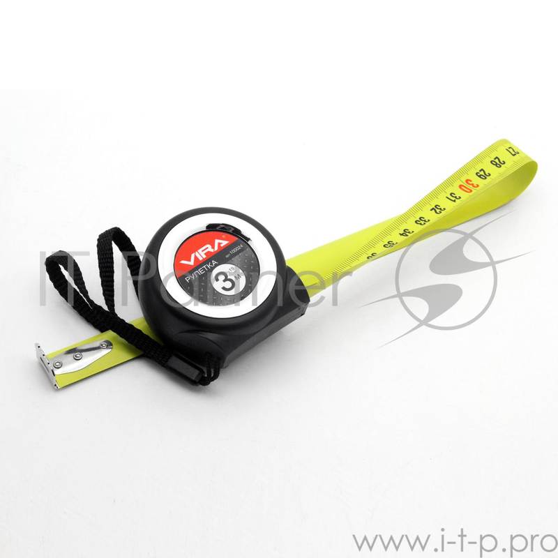 Рулетка VIRA 100024 3мх19мм нейлоновым покрытием и двойным зацепом