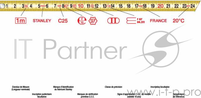 рулетка измерительная STANLEY 0-33-720