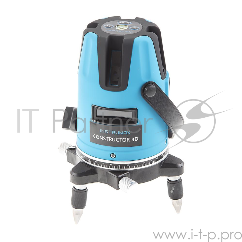 Лазерный нивелир INSTRUMAX Constructor 4D дальность20(70)м точн.±2мм/10м ±3° 5линий 3хАА/1.5 5/8''