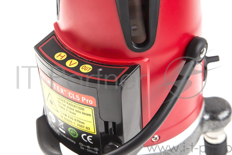 Лазерный нивелир INFINITER CL5 pro 20м ± 0,3 мм/м. аккум.Li-ion заряд. устр-во 5/8
