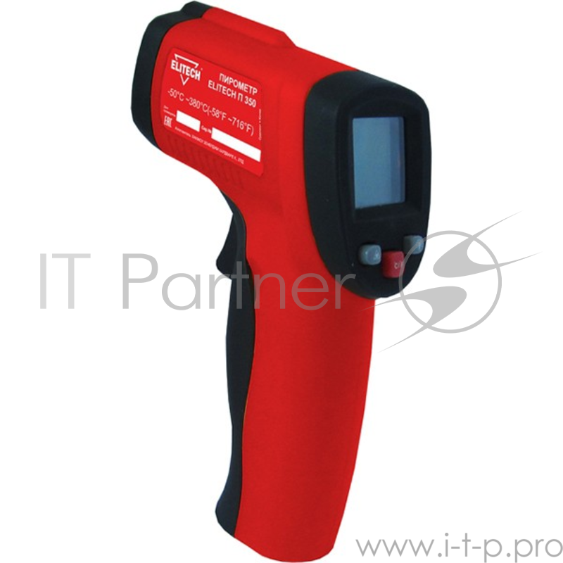 Пирометр (термодетектор) ELITECH П 350 пирометр от-50 до+380град 9в батарея лазер жк дисплей 0.15к