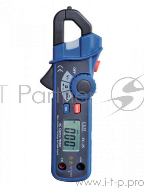 Токоизмерительные мини клещи CEM FC-35 600В фонарик