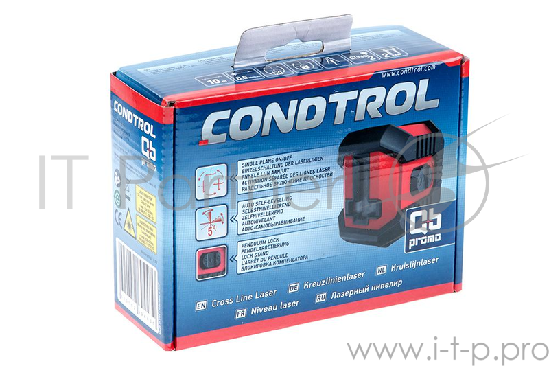 Лазерный нивелир CONDTROL QB Promo 10 м точность 0,5 мм/м резьба 1/4''