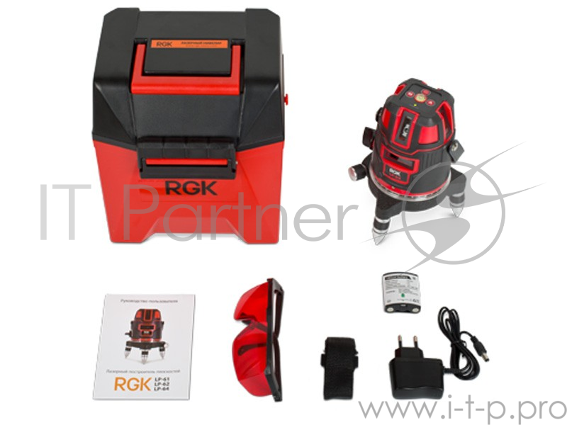 Уровень RGK LP-64 0.2мм/м 10м ip54