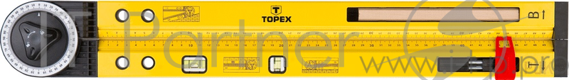 Угломер TOPEX 30C321 уровень алюминиевый
