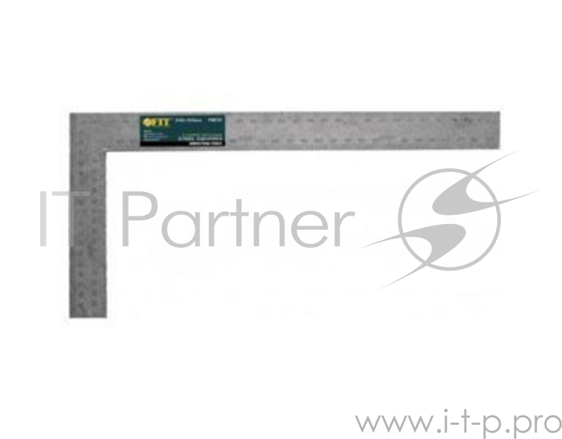 Угольник FIT 19632 слесарный цельно-металлический рифленая шкала 200 х 300мм