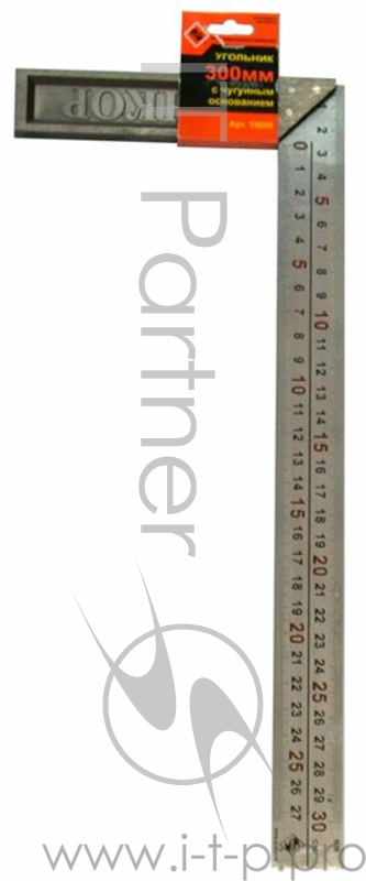 Угольник ЭНКОР 10864 300мм алюм основание