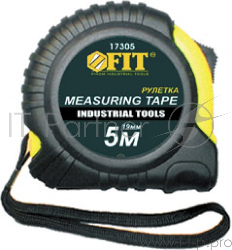 Рулетка FIT 17305 ''Стайл'' 5м х 19мм, прорезиненный корпус