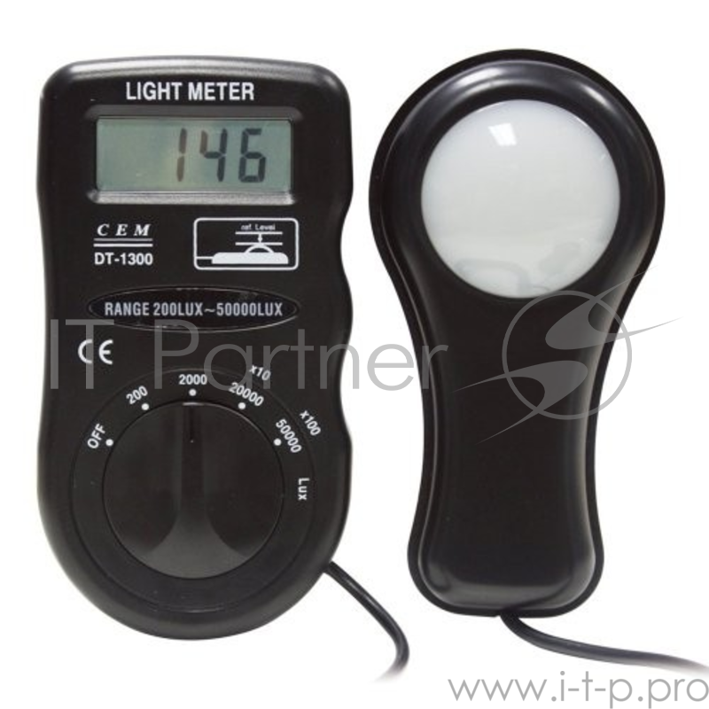 Люксметр CEM DT-1300 0-50000Lux 0.1Lux
