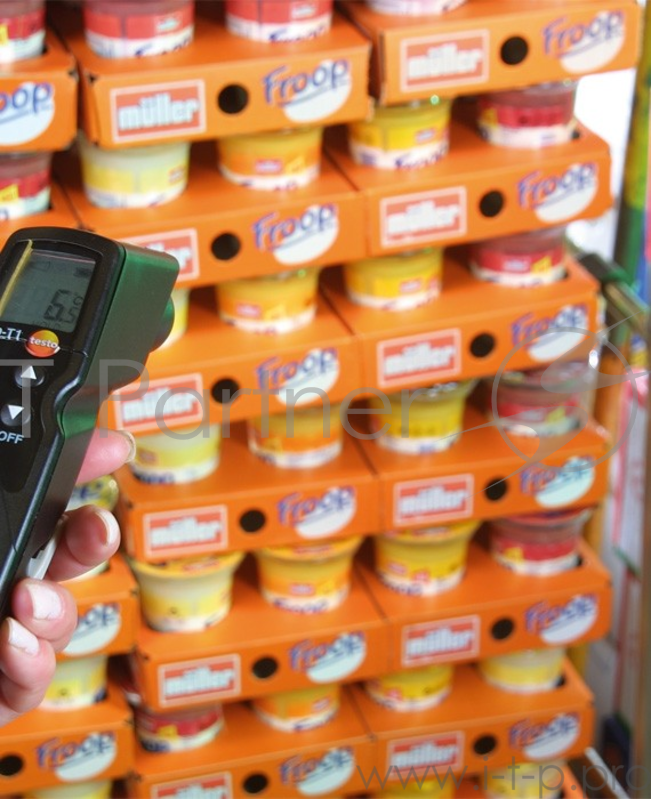 Инфракрасный пирометр TESTO 830-T1 излучение от 0.1 до 1.0 оптика 10:1