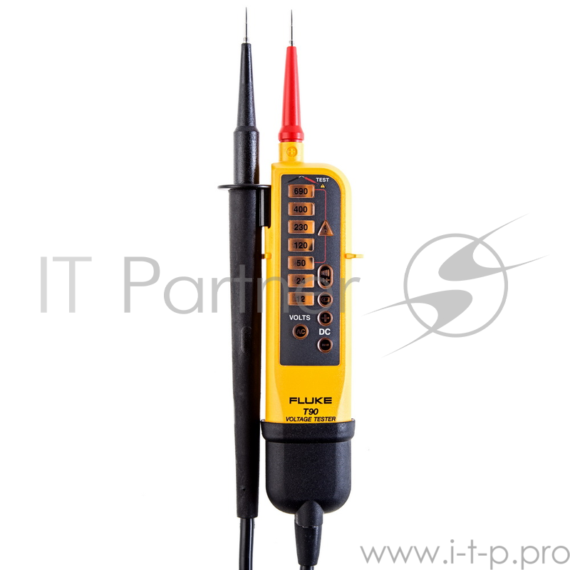 Тестер FLUKE T90 690мА батарейки черный, желтый 0,18кг