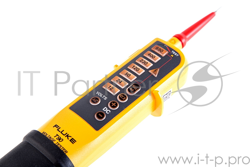 Тестер FLUKE T90 690мА батарейки черный, желтый 0,18кг