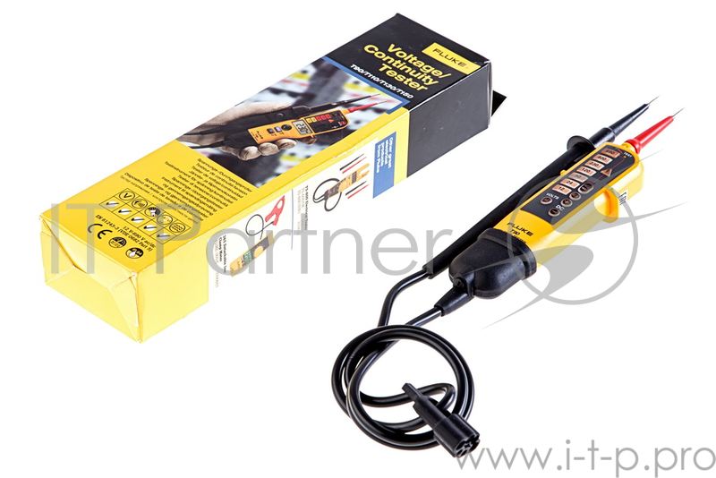 Тестер FLUKE T90 690мА батарейки черный, желтый 0,18кг