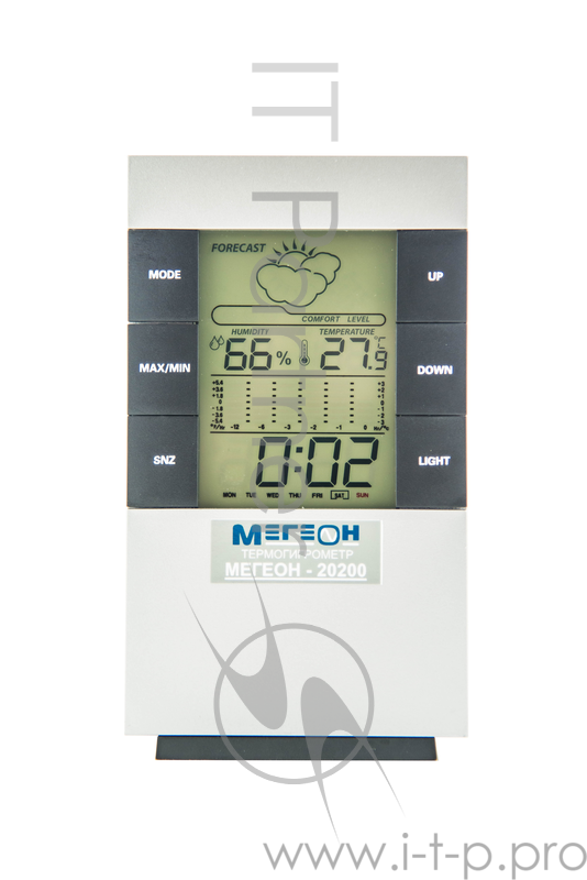 Термогигрометр МЕГЕОН 20200 настольный