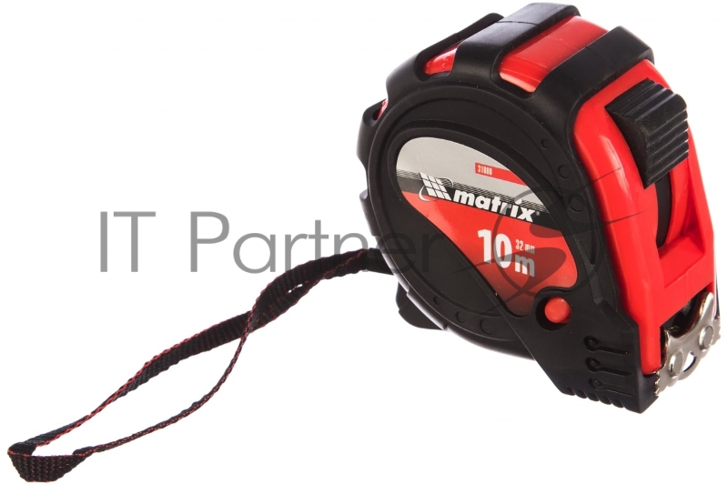 Рулетка MATRIX 31000 status magnet 3 fixations 10мх32мм обрезиненный корпус зацеп с магнитом
