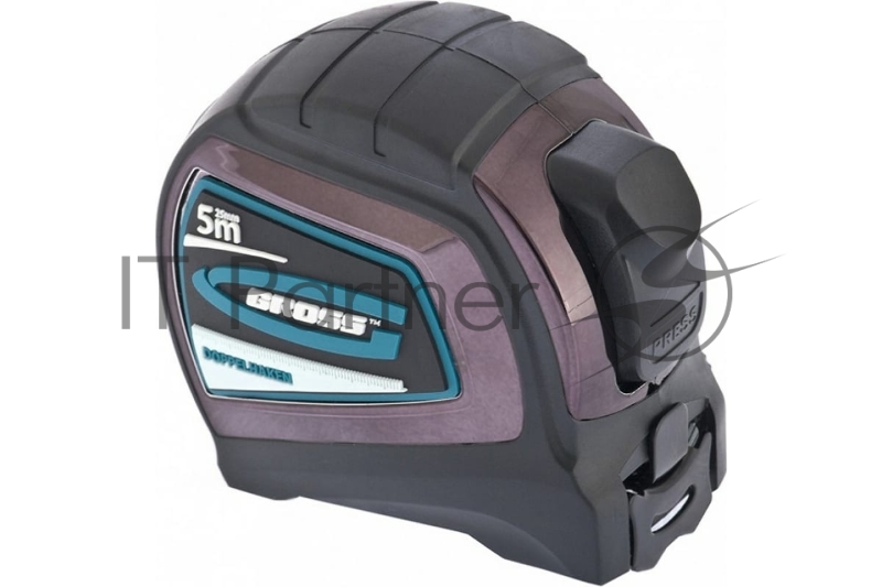 Рулетка GROSS Doppelhaken, 5 м x 25 мм, двухсторонний зацеп, нейлон, двуст. шкала// 31124