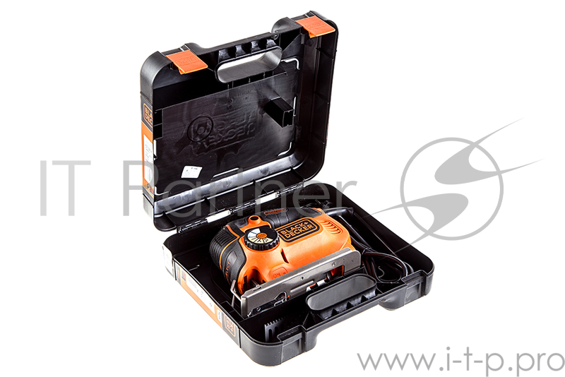 Лобзик BLACK & DECKER KS901SEK-XK 620Вт маятниковое движение быстрый зажим пилки глубина 90мм кейс