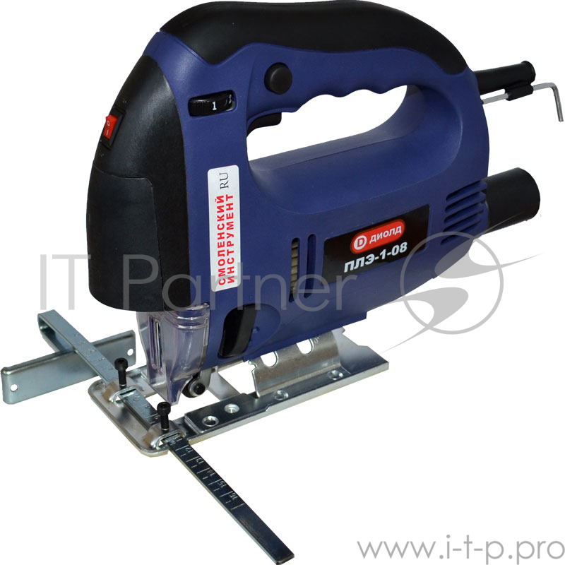 Лобзик ДИОЛД ПЛЭ-1-08 650Вт 500-3000ход/мин дерево80мм сталь6мм алюминий15мм ход18мм 2.1кг