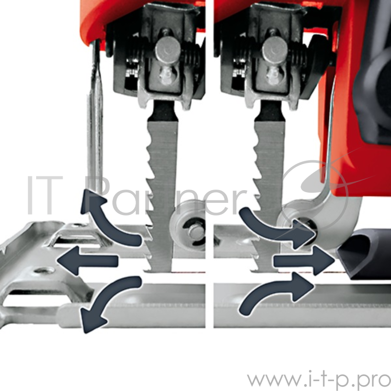 Лобзик EINHELL TH-JS 85 (4321140) 620Вт 500-3000ход/мин 85мм-дер 8мм-мет, маятник, кейс