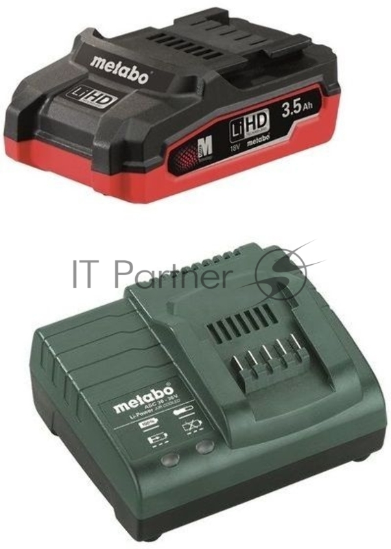 Акк.лобзик METABO STAB 18LTX100 (T0335) 1х3,5 Ач LiHD+ЗУ ASC30-36