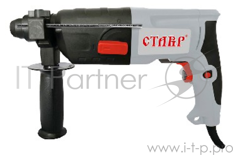 Перфоратор СТАВР ПЭГ-650М(Перфоратор 650Вт, 3 режима работы, число оборотов 0-1000 об/мин, 0-4850 уд/мин, 2,2 Дж, патрон SDS-plus. макс диаметр сверления бетон/сталь/дерево 22/13/30 мм, длина сетвого кабеля 2м.)