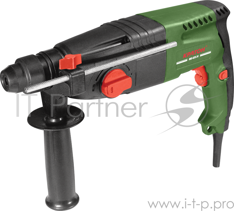 Перфоратор КРАТОН RHЕ-620-24 620Вт 0-1000об/мин 2.2Дж SDS+ 24мм 3реж. +набор, в кейсе