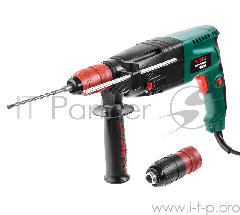 Перфоратор Hammer Flex PRT650В 650 Вт SDS+ 24мм 0-1000об/мин 2.2Дж 3 режима кейс сменный патрон